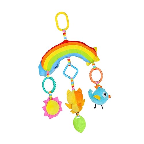 BESTonZON Tier Bett Glocke Kinderwagen Hängendes für die Krippe Plüschtier Animal Toys Tier hängende zum Aufhängen für Babybetten Kieselgel Colorful von BESTonZON