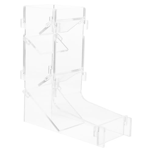 BESTonZON Transparenter Würfelturm aus Acryl mit Tabletop Spiele Würfelbrett Fairer Würfelroller für Brettspiele Tragbar DIY Würfelturm Zubehör für Würfelspiele Erwachsene BESTonZON Transparenter Würfelturm aus Acryl mit Tabletop Spiele Würfelbrett Fairer Würfelroller für Brettspiele Tragbar DIY Würfelturm Zubehör für Würfelspiele Erwachsene von BESTonZON