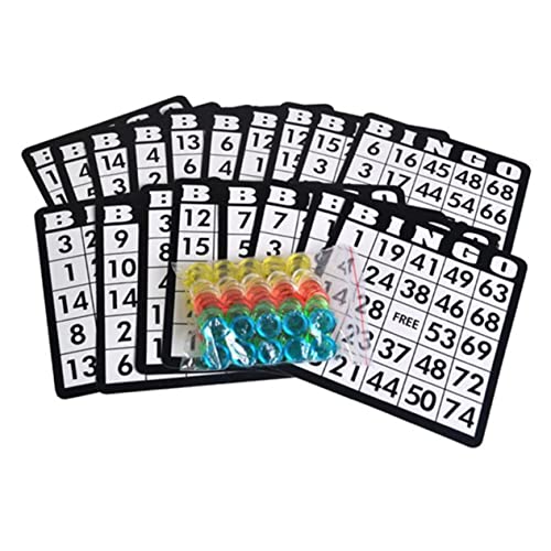 BESTonZON Trinkspiel Lotterie Spielzeug 75 Kugelschüttler Spielschüttler 75-Ball-lotteriemaschine Manueller Schüttler Black von BESTonZON