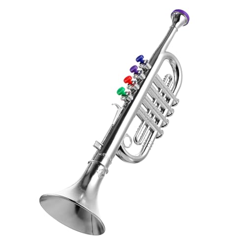 BESTonZON Trompetenspielzeug für Kleinkinder Sicheres Farbenfrohes Musikinstrument mit Lernspielzeug für Musikinteresse und Rhythmusentwicklung für Gemeinsames BESTonZON Trompetenspielzeug für Kleinkinder Sicheres Farbenfrohes Musikinstrument mit Lernspielzeug für Musikinteresse und Rhythmusentwicklung für Gemeinsames von BESTonZON