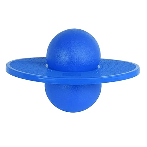 BESTonZON Übungsball Outdoor-Spielzeug für Kinder Spielset für Kinder Gymnastikbälle draußen Kinderspielzeug Trainingsball Activity für Kinder aktivity für Kinder Springender Ball Blue von BESTonZON