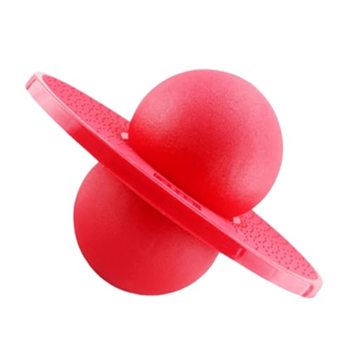 BESTonZON Übungsball Retro-Spielzeug Outdoor-Spielset für Kleinkinder Sprungbrettball balancieren Kleinkindspielzeug Activity für Kinder aktivity für Kinder Outdoor Toys Springender Ball rot von BESTonZON