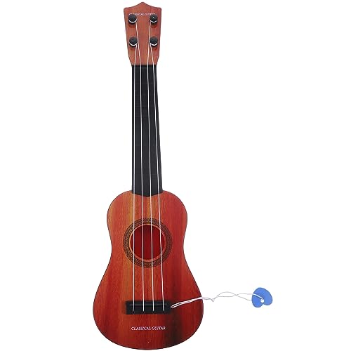 BESTonZON Ukulele Für 40cm Klassische Gitarre Aus Musikinstrument Für Kleinkinder Und Anfänger Gitarre Barock Perl Kaffee Farbe Musikspielzeug Für Jungen Und ädchen von BESTonZON