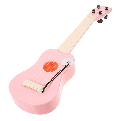 BESTonZON Ukulele Für Lerninstrument Für Anfänger Pink Kleine Ukulele Für Kreative Musikalische Entfaltung Und Frühe Bildung Ideales Für Kleine Musiker von BESTonZON