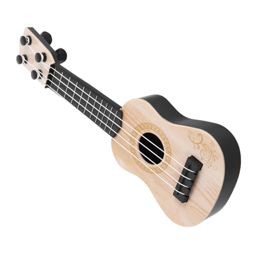 BESTonZON Ukulele Für Pädagogisches Musikinstrument Aus Cremefarbe Ideal Für Musikalische Frühförderung Und Kreatives von BESTonZON