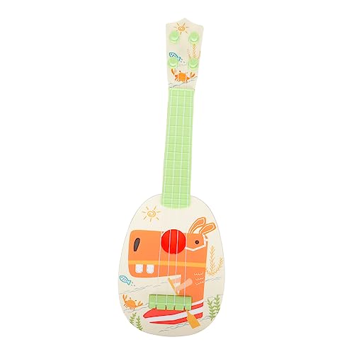 BESTonZON Ukulele Mini-gitarrenspielzeug Ukulele Aus Kunststoff Mini-musikspielzeug Mini-Gitarren- Mini-Ukulele Anfängerinstrument Musikinstrument- Plastik von BESTonZON