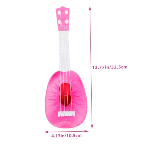 BESTonZON Ukulele aus Kunststoff Realistisches Musikinstrument Modell für Frühes Musikalisches Lernen Pädagogisches Gitarrenspielzeug für Jungen und Mädchen Anfänger Leicht zu BESTonZON Ukulele aus Kunststoff Realistisches Musikinstrument Modell für Frühes Musikalisches Lernen Pädagogisches Gitarrenspielzeug für Jungen und Mädchen Anfänger Leicht zu von BESTonZON