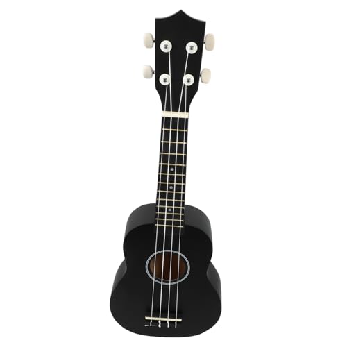 BESTonZON Ukulele kinderinstrumente musikinstrumente Instrument musikinstrumente für kindergardinen Mini-Instrumente Musikinstrumente Gitarre Holz Black von BESTonZON