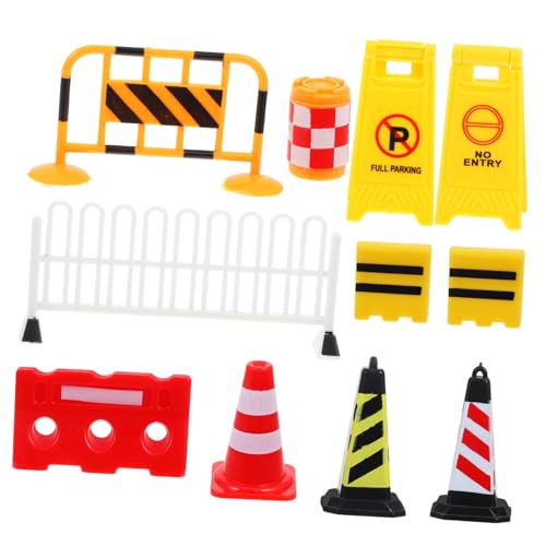 BESTonZON Verkehrsschilder Spielset Teilig Straßenabsperrungen Verkehrserziehung Motorikspielzeug für Mädchen Jungen Lernspielzeug für Frühe Verkehrserkennung und Rollenspiel BESTonZON Verkehrsschilder Spielset Teilig Straßenabsperrungen Verkehrserziehung Motorikspielzeug für Mädchen Jungen Lernspielzeug für Frühe Verkehrserkennung und Rollenspiel von BESTonZON