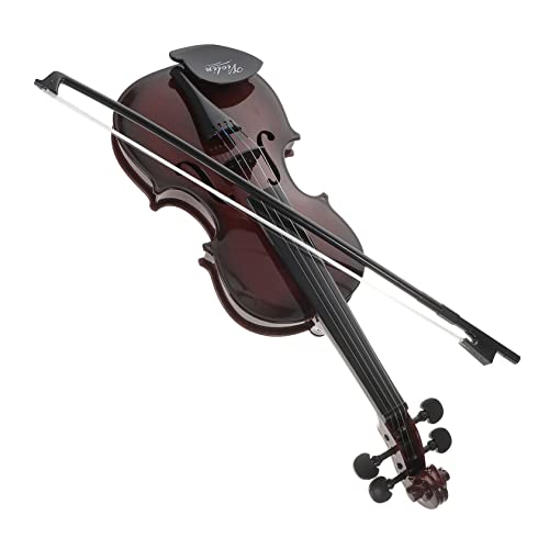 BESTonZON Violine Musikinstrument Für Anfänger Klassische Holzoptik Ideal Für Spielerische Musikalischer Talente von BESTonZON