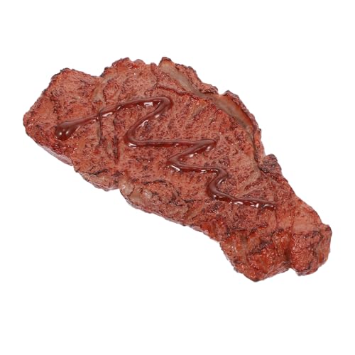 BESTonZON Vivid Simuliertes Steak Modell aus Hochwertigem Lebensecht und Robust für Rollenspiele Küchen und Ladendekoration Fotorequisiten und Lernzwecke BESTonZON Vivid Simuliertes Steak Modell aus Hochwertigem Lebensecht und Robust für Rollenspiele Küchen und Ladendekoration Fotorequisiten und Lernzwecke von BESTonZON