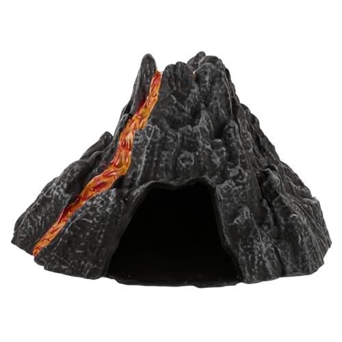 BESTonZON Vulkan-Lava-Spielzeug Gefälschter Vulkan Landschaftsdekor DIY-vulkanmodell Vulkandekor Aus Kunststoff Vulkanische Statue Landschaftsvulkanverzierung Vulkandekoration Plastik von BESTonZON