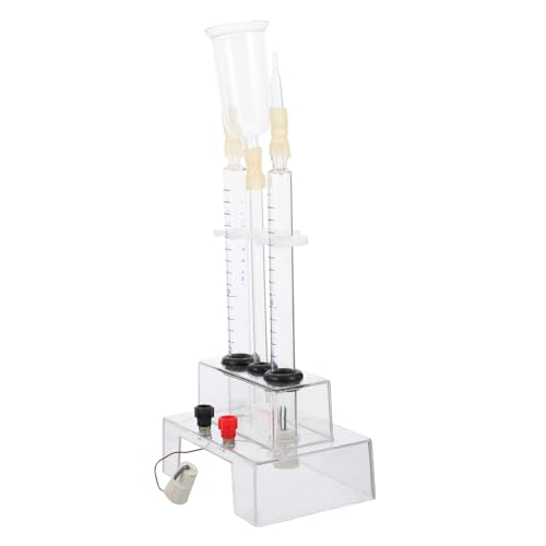 BESTonZON Wasserelektrolyse Experimentator Elektrolyse Kit Ausrüstung Für Chemische Experimente Ausrüstung Für Wissenschaftliche Experimente Wasserelektrolyse Demonstrator Pp von BESTonZON