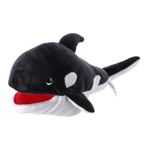 BESTonZON Weiche Wal Handpuppe aus Interaktive Plüschfigur für Fantasievolles Storytelling und Kindgerechte Kommunikation Langlebiges Komfortables Meerestier BESTonZON Weiche Wal Handpuppe aus Interaktive Plüschfigur für Fantasievolles Storytelling und Kindgerechte Kommunikation Langlebiges Komfortables Meerestier von BESTonZON