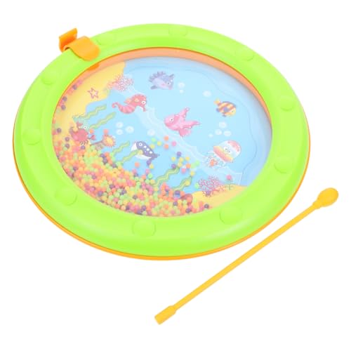BESTonZON Wellentrommel für Robustes Plastik Klarer Spielerisches Musikspielzeug und Konzentration Pädagogisches Hand Percussion Instrument Grün BESTonZON Wellentrommel für Robustes Plastik Klarer Spielerisches Musikspielzeug und Konzentration Pädagogisches Hand Percussion Instrument Grün von BESTonZON