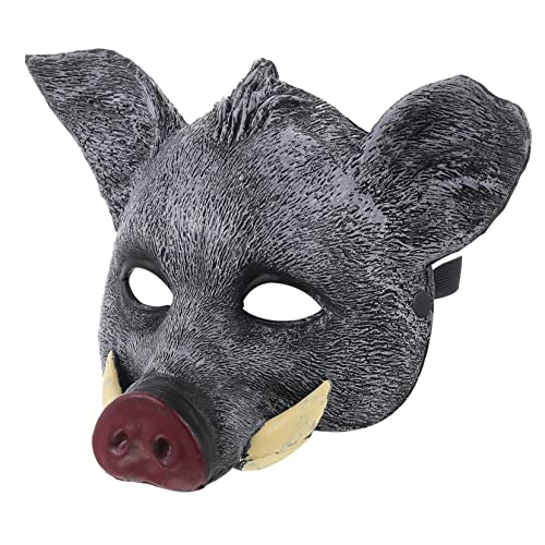 BESTonZON Halloween Dekorative Wildschwein Holeless Karneval Party Supplies Tier Cosplay von BESTonZON