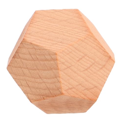 BESTonZON Würfelspiel Aus Holz Holzwürfel Zum Basteln Leere Holzklötze Würfelspiele Für Erwachsene Selbstgemachte Würfel Leere Würfel Beschreibe Würfel Für Das Klassenzimmer Hölzern Khaki von BESTonZON