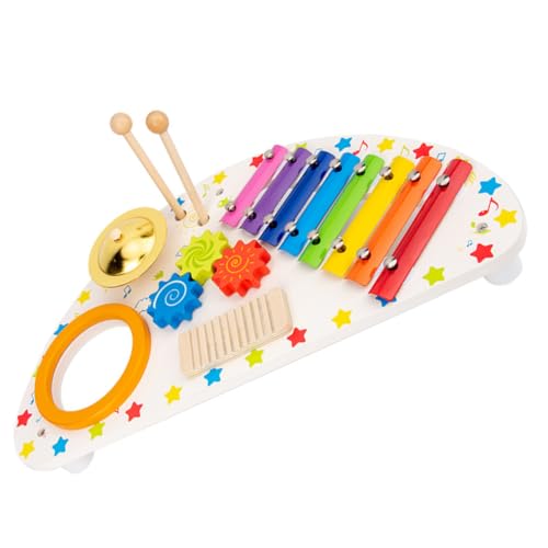 BESTonZON Xylophon Set Für Musikinstrumente Aus Nachhaltigem Material Montessori Für Kleinkinder 8 Ton Xylophon Zur Musikalischen Ideales Für Babys Und von BESTonZON