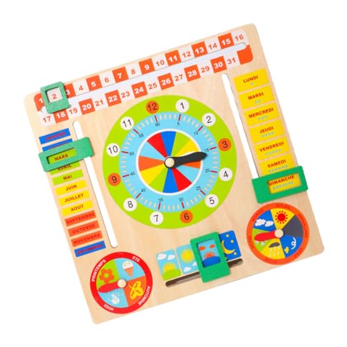 BESTonZON Zeitunterricht Puzzle Spielzeug Sortieruhr Spielzeug Kinderpuzzle Kinderspielzeug Babyuhr Spielzeug Digitaluhren Babyzeit Lehrmittel Zeituhr Spielzeug Kinderuhr von BESTonZON