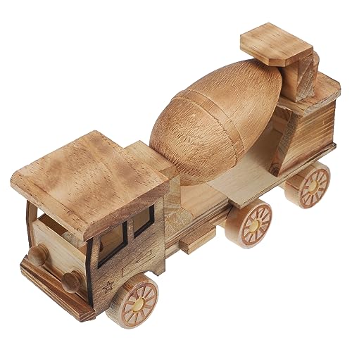 BESTonZON Zementtanker-Modell holzspielzeug Geburtstagsgeschenk für Langlebiges für für Rollenspiele Auto Kinderspielzeug hölzern von BESTonZON