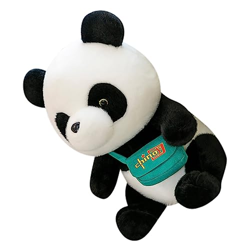 BESTonZON für kinderspielzeug spielzeuge für plushible snugible spielzeuge Mädchen Funky Mini-Enten Panda Plüschtier Panda-Kuscheltiere PP Baumwolle Black von BESTonZON