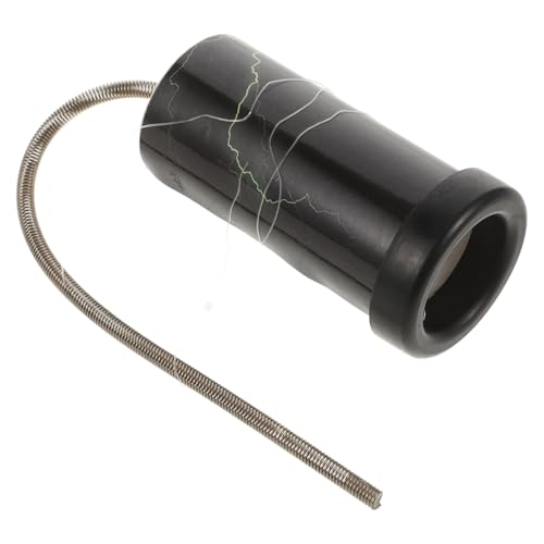 BESTonZON klappern Donnertrommel der Frühlingstrommel -Shaker Donnermacher Horn kinderinstrumente musikinstrumente Schlaginstrument Federtrommel Metallfeder Black von BESTonZON