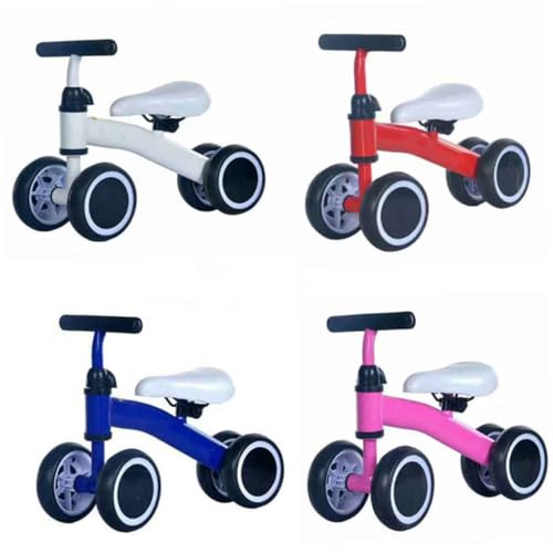 BESTonZON lernt Laufspielzeug kinderfahrrad laufrad laufrad skoterroller für Kinder kinderoller kinderscooter Scooter Kinderwagen balancieren Autospielzeug Lauflernhilfe Weiß von BESTonZON