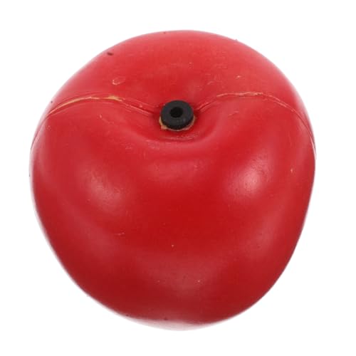 BESTonZON simuliertes Fruchtspielzeug musikinstrumente Babyspielzeug musikalisches Spielzeug Kinderinstrumente Kindergarten Spielzeug Maraca-Instrument Fruchtmodell ABS-Kunststoff rot von BESTonZON