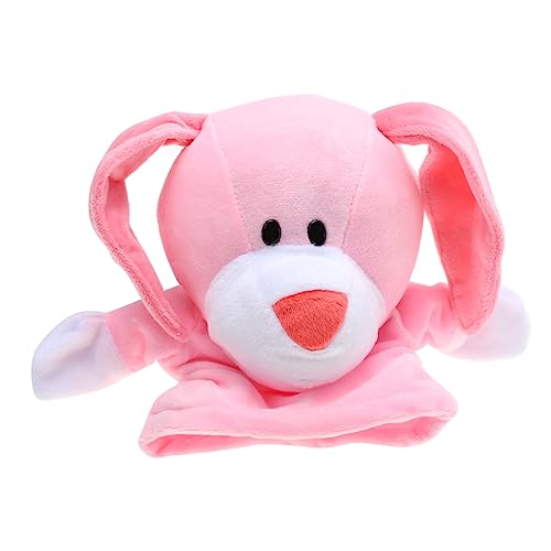 BESTonZON tierische Marionette kindergeschenk kinderdecken Soft Toy Toys Plush Toy kucheltier bidoof Plush Geschichte erzählende Marionette Handpuppe Cartoon-Marionette Plüsch Rosa von BESTonZON