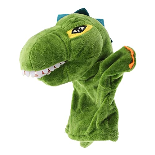 BESTonZON üsch Dinosaurier Handpuppe Interaktives Tier Für Adorable Dinosaurier Handpuppe Für Kreative Rollenspiele Und Eltern Kind Interaktion Perfektes Für Jungen Und von BESTonZON