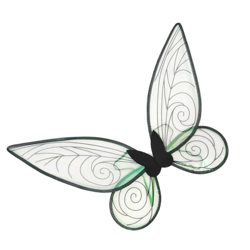 Schneeflockenfeenflügel schmetterlingsflügel Erwachsene feenflügel Butterfly Wings Party Dekoration Cosplay-Flügel für Feenflügelkostüm Garn Silver BESTonZON von BESTonZON