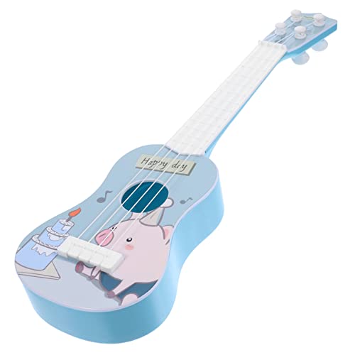 Ukulele Gitarre Gitarren für Früherziehung Musikalisches Spielzeuggitarre für Kleinkinder Kindergitarrenmodell Gitarre für Plastik BESTonZON von BESTonZON