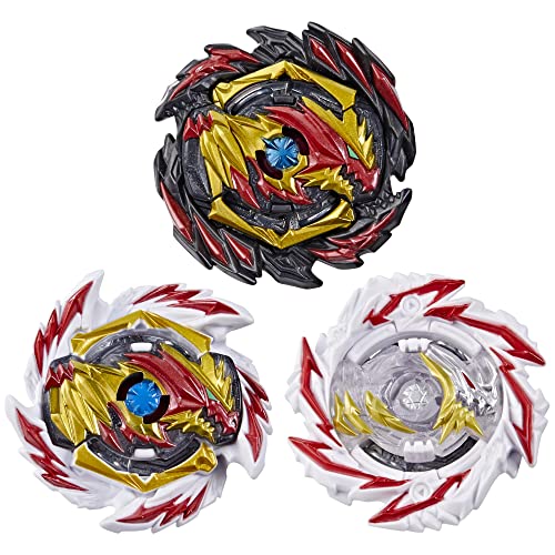 BEYBLADE Burst Evolution Trio Devolos 3er-Pack – Erase Devolos D5, Venom Devolos D5, Abyss Devolos D6 Balance-Typ Battling Game Top Spielzeug von BEYBLADE