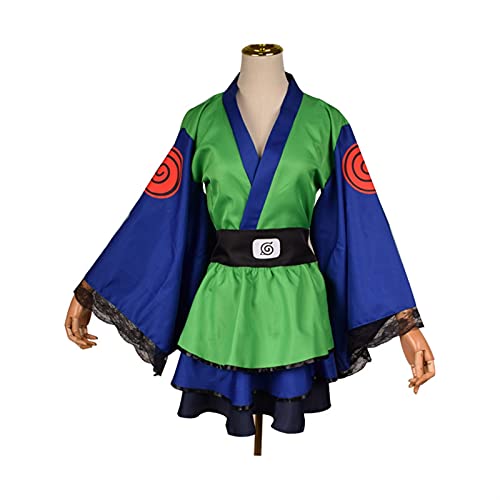 BFBMY Erwachsene Japanisches Kimono Cosplay Akatsuki Wolkendruck Uchiha Sasuke Hyuga Hinata Kostüm Kleid Frauen Mädchen Halloween (Farbe: Kakashi, Größe: L) von BFBMY