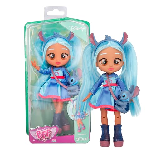 BFF BY CRY BABIES Disney Stitch BFF-Puppe im Stitch-Stil, Spielzeug, Geschenk für Mädchen und Jungen ab 3 Jahren von BFF BY CRY BABIES