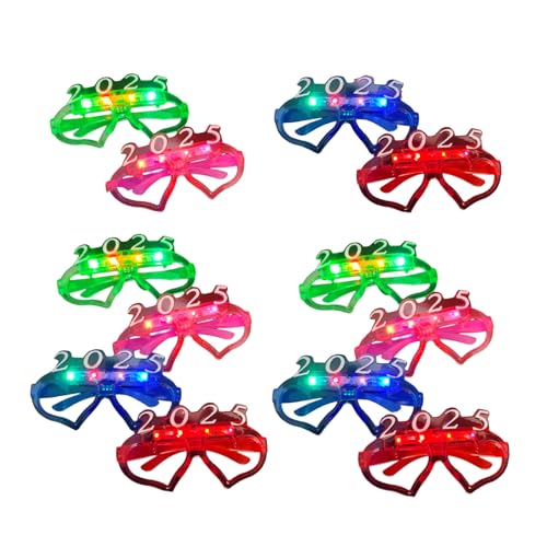 BFLKY 12 x Brillen für Kinder und Erwachsene, Festivals, Feiern, Requisiten, Brillen, Partyzubehör, leuchtendes Zubehör BFLKY 12 x Brillen für Kinder und Erwachsene, Festivals, Feiern, Requisiten, Brillen, Partyzubehör, leuchtendes Zubehör von BFLKY