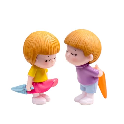 BFLKY Anime Paar für Auto Ornament Modell Regenschirm Paar Innendekoration Figuren Auto Rückansicht Armaturenbrett Ornament BFLKY Anime Paar für Auto Ornament Modell Regenschirm Paar Innendekoration Figuren Auto Rückansicht Armaturenbrett Ornament von BFLKY