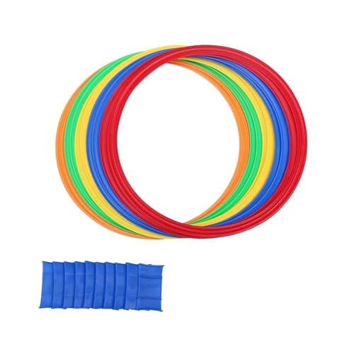 Bunte Jump Hoop Set Indoor Sport Spiel Körperliche Ausbildung Jumping Hoops Familie Hinterhof Aktivität Spielzeug Kinder Geschenk von BFLKY