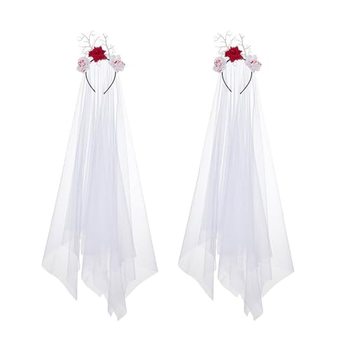 Haarreif mit langen schwarzen Haarschmuck, für Halloween, Cosplay, für Partys, Partys Haarreif mit langen schwarzen Haarschmuck, für Halloween, Cosplay, für Partys, Partys von BFLKY