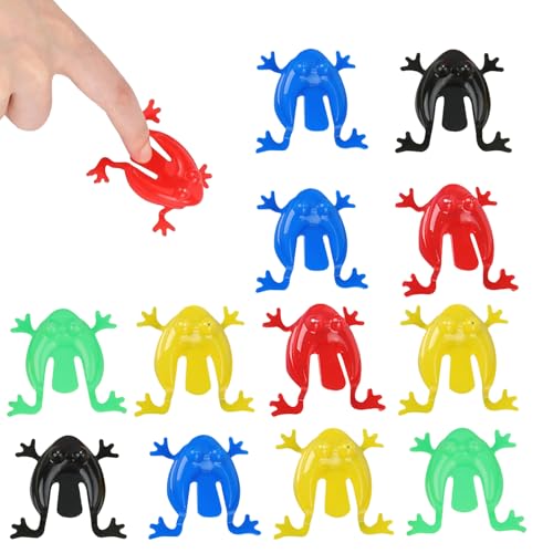 BFUZXY 30 Stück Frosch Spielzeug,Springende Frösche,Hüpfspiele für Kinder,Finger Drücken Spiel,Bunte Knackfrosch,Frosch Kinderspiele,für Goody Bag Füllstoffe,Geburtstag Party Favors (Mehrfarbig) BFUZXY 30 Stück Frosch Spielzeug,Springende Frösche,Hüpfspiele für Kinder,Finger Drücken Spiel,Bunte Knackfrosch,Frosch Kinderspiele,für Goody Bag Füllstoffe,Geburtstag Party Favors (Mehrfarbig) von BFUZXY