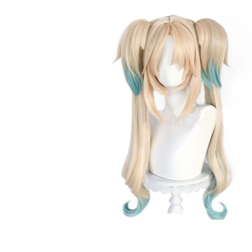 BFVAKBKYT AnimeKostüm,Cosplay Perücke, Synthetische Haar Cosplay Perücke 30cm kurz grau blau Perücken Mode hitzebeständig Perücke von BFVAKBKYT