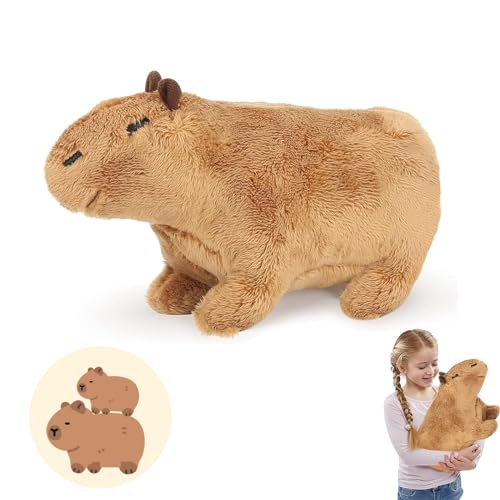 BFYHVP Capybara, Capybara Plüschtier, Capybara Kuscheltier, Plushie, Cute Plushies, Plüschtiere, Meerschweinchen Kuscheltier, Plushies von BFYHVP