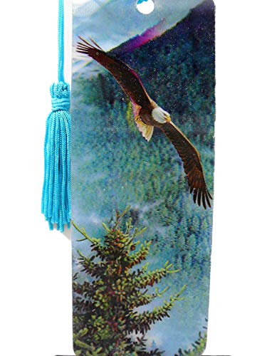 Lesezeichen Adler Raubvogel Eagle 15,5 cm Design Bookmarks mit Kordel Deko GG 5297 von BG Lesezeichen