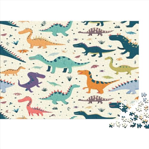 Dinosaurier Puzzle 1000 Teile Puzzle Für Erwachsene Und Kinder Ab 14 Jahren Puzzel 1000pcs (75x50cm) von BGACVZLCV