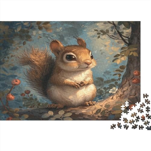 Eichhörnchen Puzzlespiel 1000 Teile Puzzle Für Erwachsene Und Kinder Ab 14 Jahren, Puzzle Erwachsenen Puzzlespi Puzzel 1000pcs (75x50cm) von BGACVZLCV