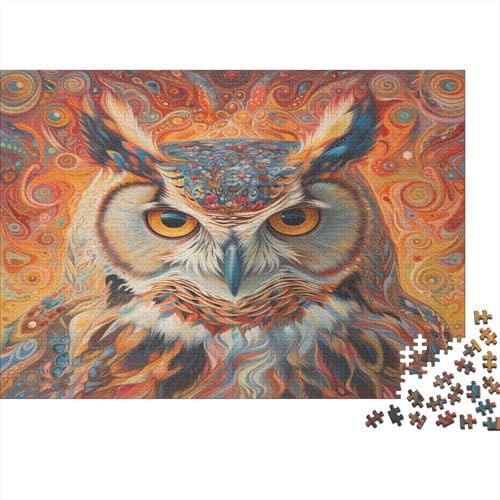 Eule Puzzlespiel 1000 Teile Puzzle Für Erwachsene Und Kinder Ab 14 Jahren, Erwachsenen Puzzlespiel Puzzel 1000pcs (75x50cm) von BGACVZLCV