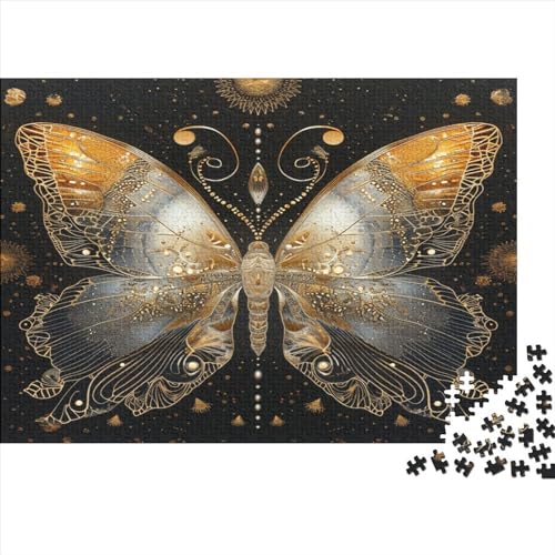 Schmetterling Puzzle 1000 Teile Puzzles Für Erwachsene Lernspiel Herausforderungsspielzeug 1000-teilige Puzzlespiel Für Erwachsene Kinder Puzzel 1000pcs (75x50cm) von BGACVZLCV