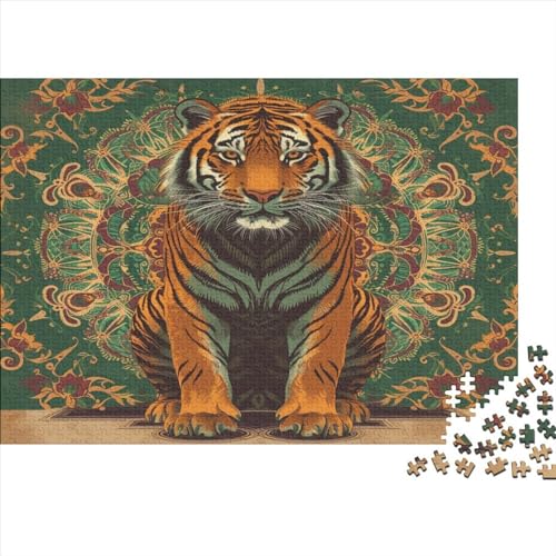 Tiger Puzzle 1000 Teile Erwachsene, Puzzlespiel Jigsaw Puzzles Erwachsenen Puzzlespiel Puzzel 1000pcs (75x50cm) von BGACVZLCV