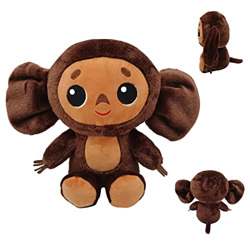 BGTLJKD Cheburashka Plüschtier Kuscheltier Cheburashka Monkey, Cheburashka Monkey Lustiger Plüsch, Weiche Großohrige Affenpuppe Plüsch Plüschpuppe Geschenke für Kinder von BGTLJKD