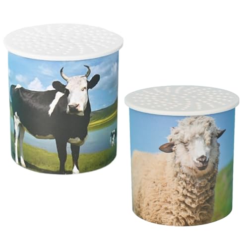 BHANAY In Box gefangene Schafe, Schafgeräusch-Geräuschmacher-Spielzeug, Schafgebell-Tier-Inverted-Sound-Box, Tiergeräusch-Erzeuger-Spielzeug, lustiges Streichspielzeug für Erwachsene (2pcs) von BHANAY